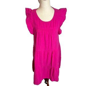 J.Crew $98 Mini Gauze Dress in Pink Size 6 BP628